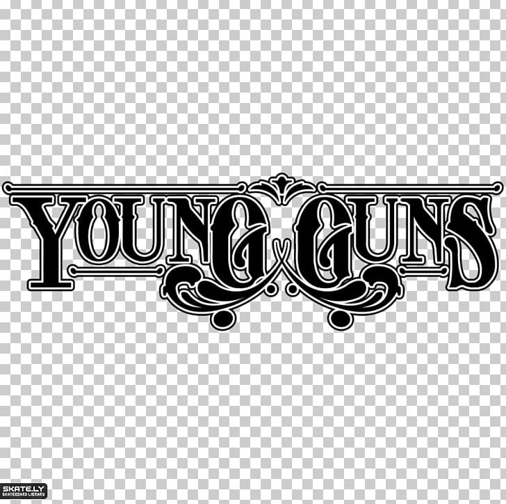 Logo Young Guns YouTube Decal PNG, Clipart, Black And White, Brand, Decal, Film, Logo Free PNG Download