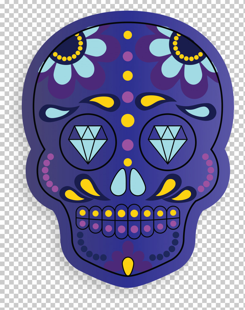 Skull Mexico PNG, Clipart, Mexico, Purple, Skull Free PNG Download