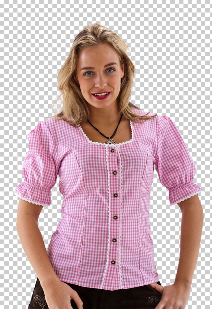 T-shirt Clothing Tyrol Pink Blouse PNG, Clipart, Beslistnl, Blouse, Button, Clothing, Costume Free PNG Download