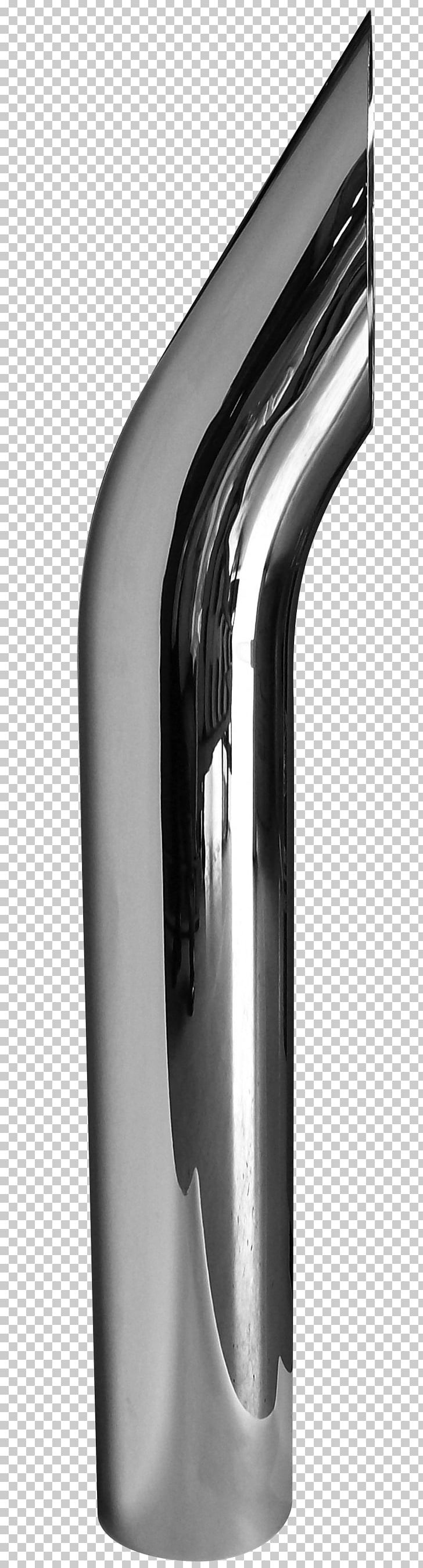 Exhaust System Chrome Plating Truck Muffler Pipe PNG, Clipart, Angle, Black And White, Chimney, Chrome Plating, Ear Free PNG Download