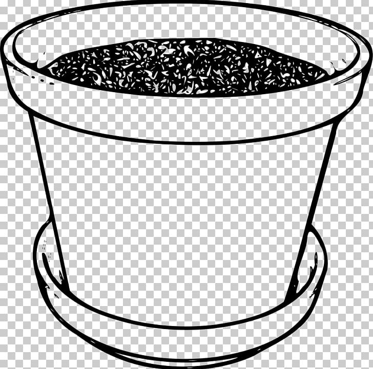 Flowerpot White Black PNG, Clipart, Basket, Black, Black And White, Facebook, Flower Free PNG Download