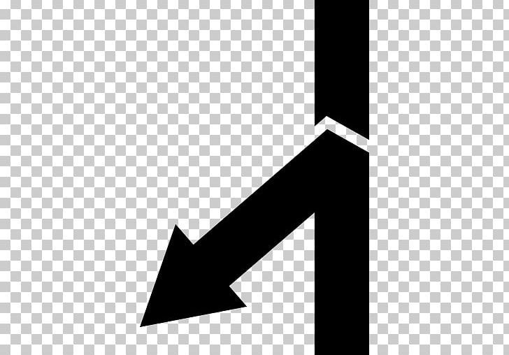 Computer Icons Arrow Road PNG, Clipart, Angle, Arrow, Bifurcation, Black, Black And White Free PNG Download