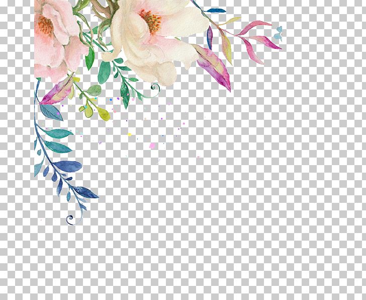 Watercolour Flowers Wedding Invitation Watercolor Painting PNG, Clipart, Branch, Decorated, Flora, Floral Design, Flow Free PNG Download