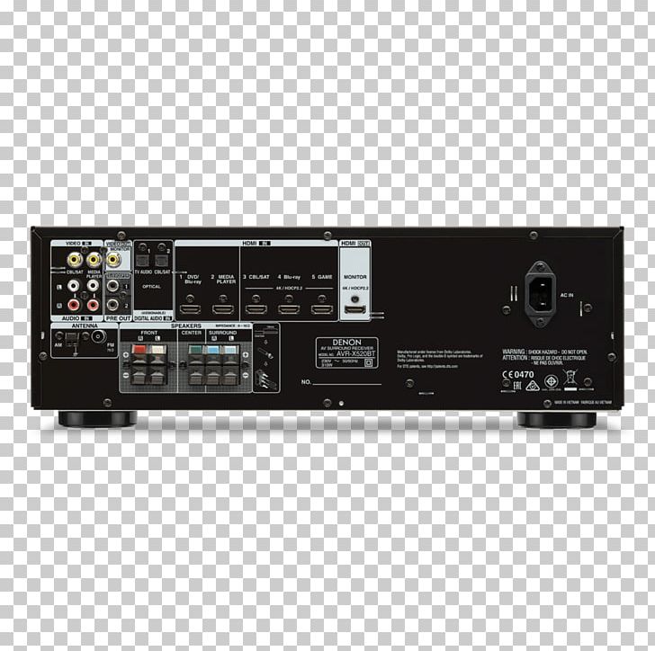 AV Receiver Denon Home Theater Systems Radio Receiver Surround Sound PNG, Clipart, 4k Resolution, Audio Equipment, Denon, Denon Avrx540, Electronic Device Free PNG Download