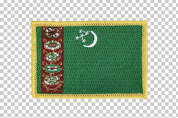 Flag Of Turkmenistan Flag Patch Fahne PNG, Clipart, Banner, Embroidered Patch, Embroidery, Fahne, Flag Free PNG Download