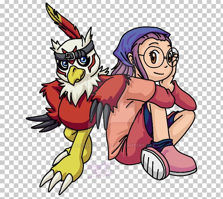 Hawkmon Yolei Inoue Digivice Digimon Art PNG, Clipart, Art, Artist, Artwork, Beak, Bird Free PNG Download