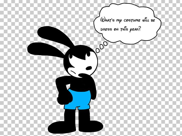 Oswald The Lucky Rabbit Halloween Costume Silhouette PNG, Clipart, Area, Art Museum, Black And White, Cartoon, Computer Wallpaper Free PNG Download