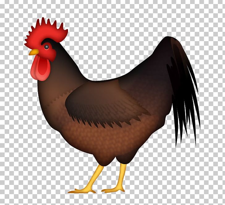 Rooster Chicken Emoji Social Media IPhone PNG, Clipart, Animals, Beak, Bird, Chicken, Emoji Free PNG Download