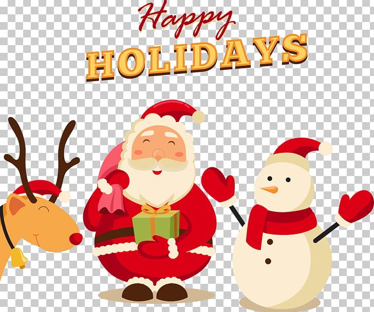 Santa Claus Christmas Card Illustration PNG, Clipart, Christmas Card, Christmas Decoration, Encapsulated Postscript, Fictional Character, Food Free PNG Download