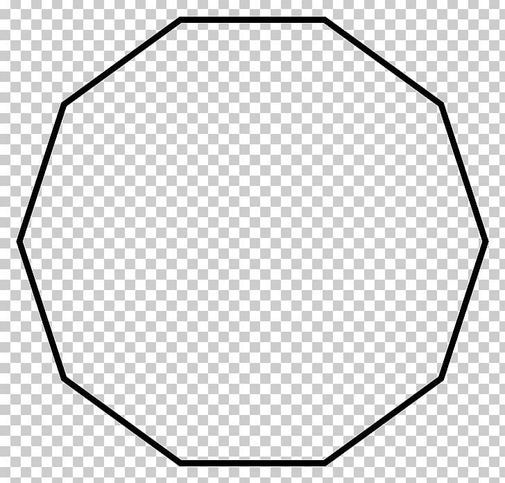 Hendecagon Regular Polygon Geometry PNG, Clipart, Angle, Area, Black, Black And White, Circle Free PNG Download