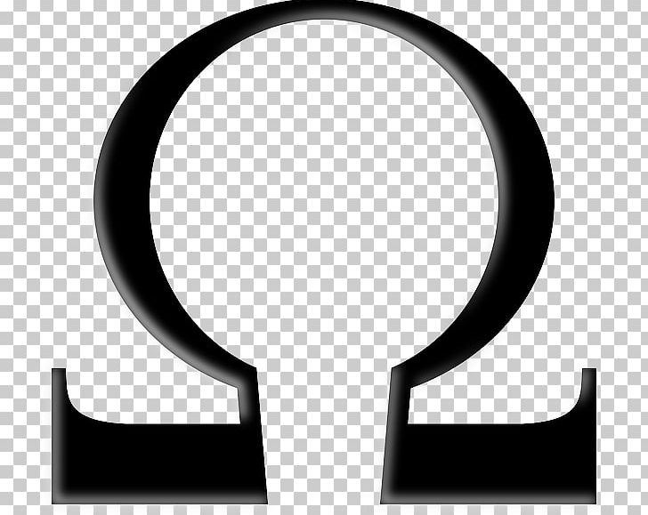 Omega Symbol Ohm PNG, Clipart, Alpha And Omega, Alt Code, Black And White, Cartoon, Circle Free PNG Download