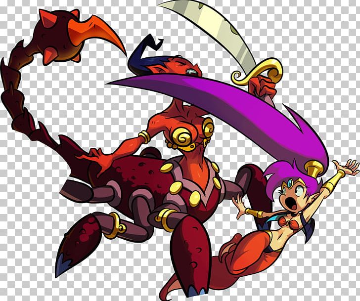 Shantae And The Pirate's Curse Shantae: Half-Genie Hero Shantae: Risky's Revenge Wii U Blaster Master Zero PNG, Clipart, Cartoon, Desktop Wallpaper, Dragon, Fictional Character, Hair Free PNG Download