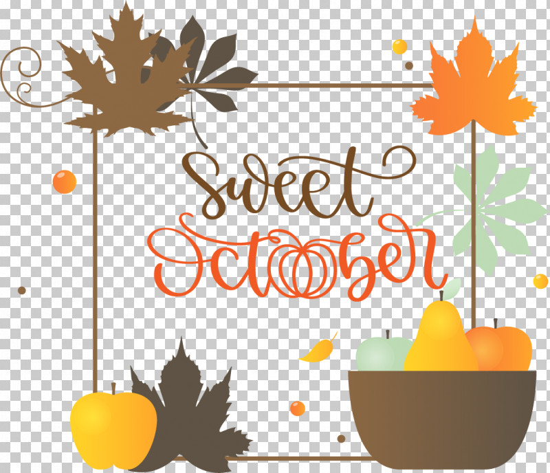 Sweet October October Autumn PNG, Clipart, Autumn, Fall, Leaf, October, Poster Free PNG Download