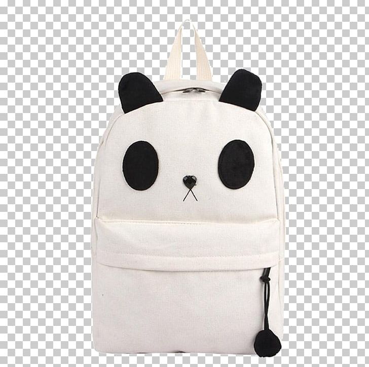 Giant Panda Student Handbag Backpack PNG, Clipart, Backpack, Bag, Bags, Canvas, Cartoon Free PNG Download