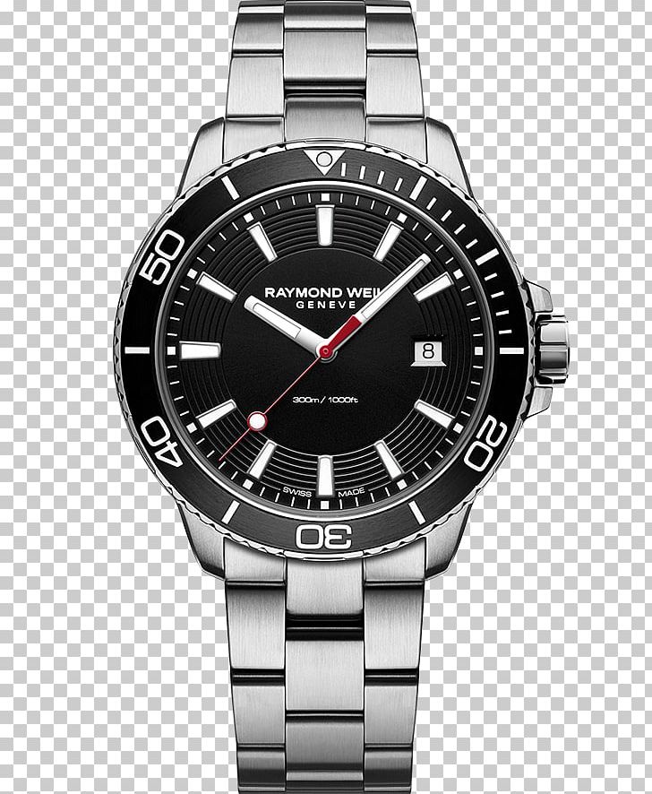 Diving Watch Raymond Weil Chronograph Water Resistant Mark PNG, Clipart, Brand, Chronograph, Diving Watch, Jewellery, Metal Free PNG Download
