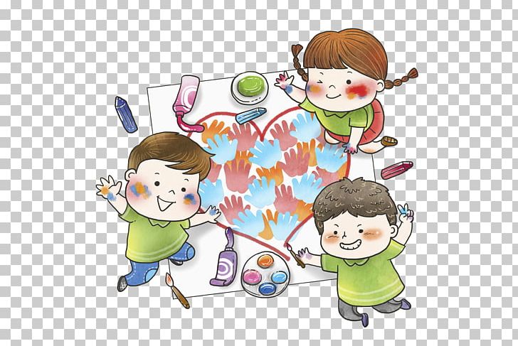 Painting Child Illustration PNG, Clipart, Brush, Cartoon, Designer, Download, Fictional Character Free PNG Download