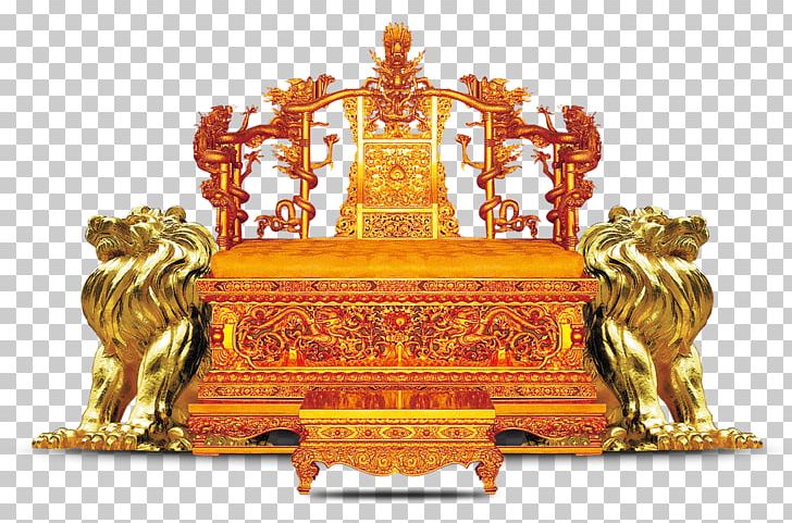 Forbidden City Emperor Of China Table Throne Chair PNG, Clipart, Couch, Dianping, Furniture, Gold, Golden Background Free PNG Download