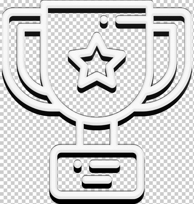 trophy icon white png