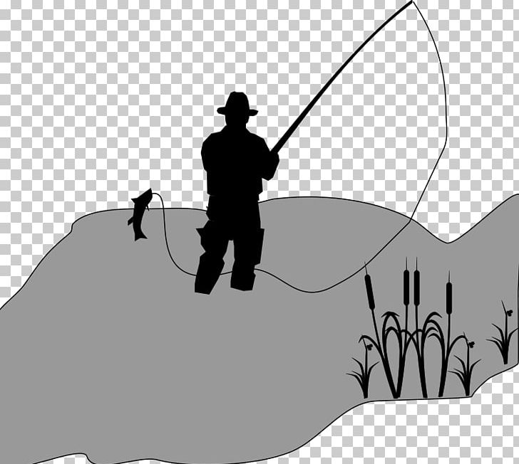 Fishing Fisherman PNG, Clipart, Angle, Art, Black, Black And White, Cartoon Free PNG Download