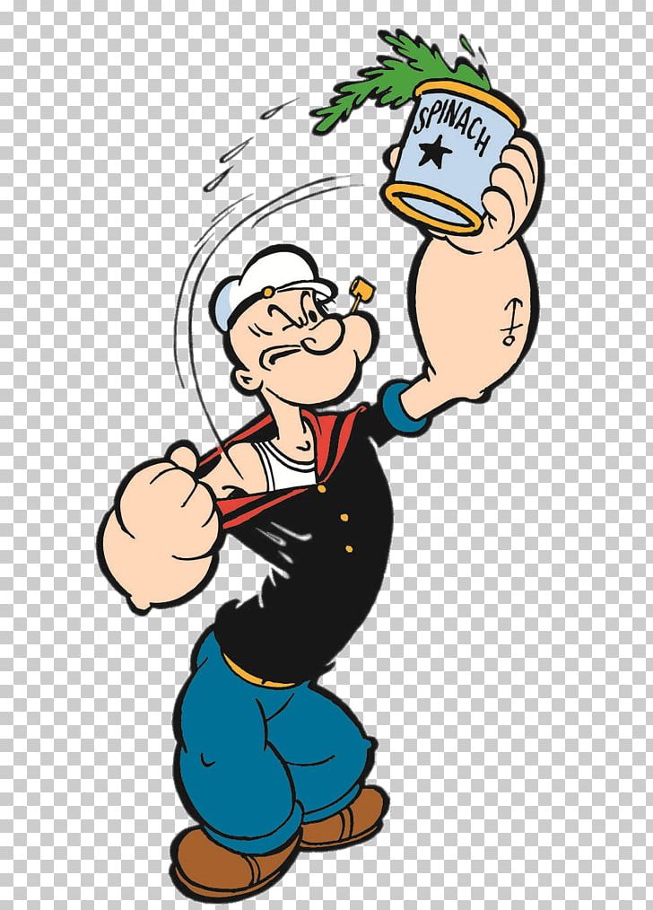 Popeye With Can Of Spinach PNG, Clipart, At The Movies, Cartoons, Popeye Free PNG Download