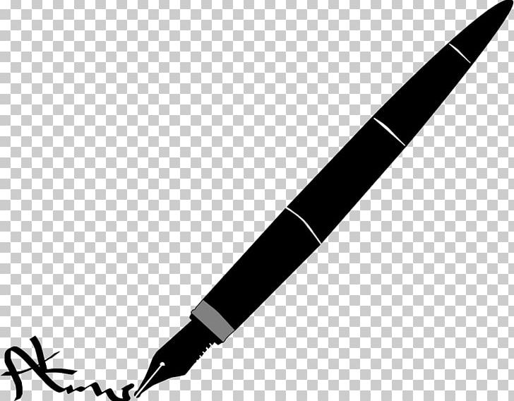 Fountain Pen Paper PNG, Clipart, Angle, Ballpoint Pen, Black, Black And White, Clip Art Free PNG Download