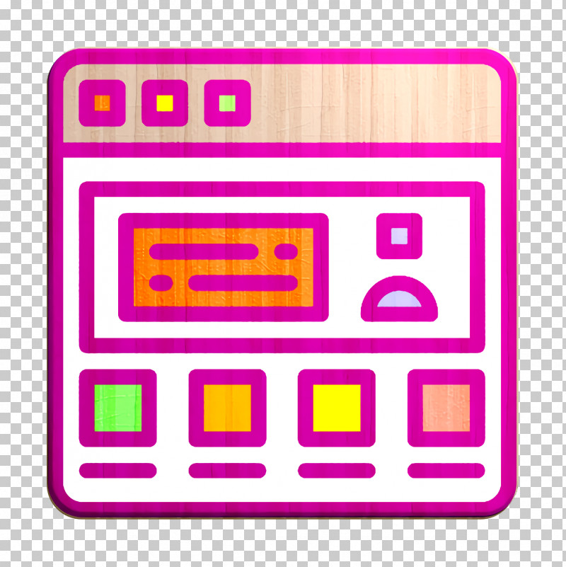 Testimonial Icon Text Icon User Interface Vol 3 Icon PNG, Clipart, Line, Magenta, Pink, Rectangle, Square Free PNG Download