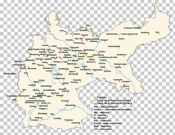 Germany World War I Prisoner-of-war Camp Prisoner Of War Map PNG, Clipart, Area, City Map, Ecoregion, Europe, Germany Free PNG Download