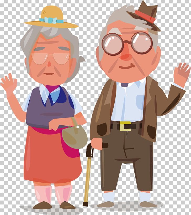 Old Age Illustration PNG, Clipart, Boy, Cartoon, Child, Couple, Couples Free PNG Download
