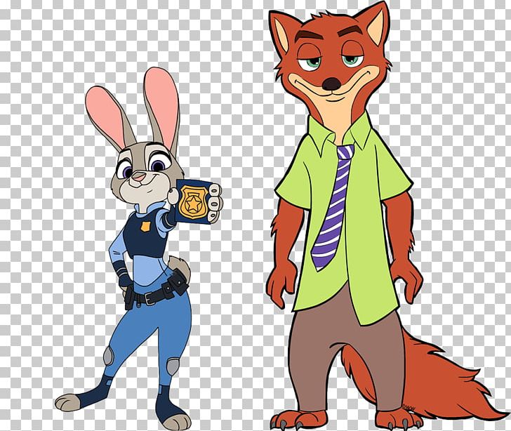 Lt. Judy Hopps Nick Wilde Finnick Animation PNG, Clipart, Animated Cartoon, Animation, Carnivoran, Cartoon, Dog Like Mammal Free PNG Download