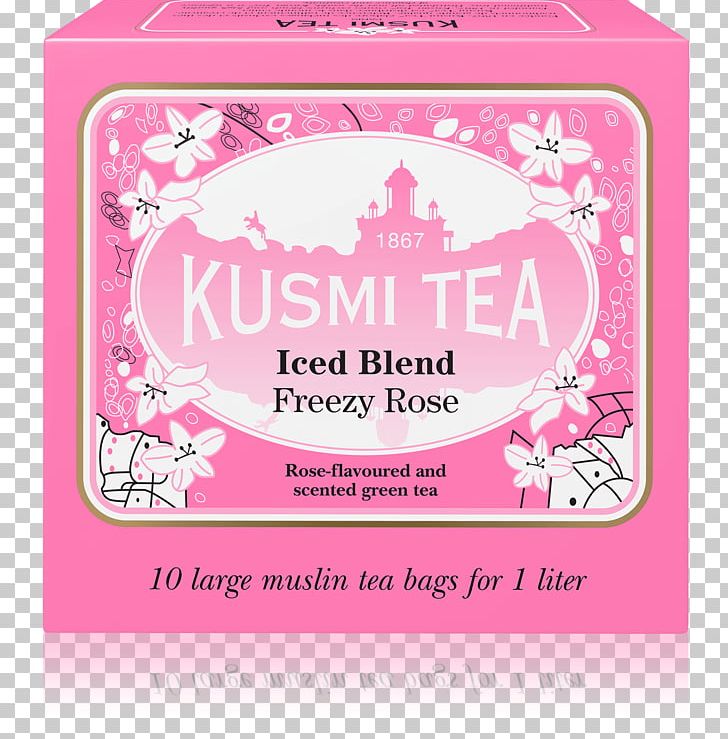 Iced Tea Green Tea Tea Bag Kusmi Tea PNG, Clipart, Brand, Green Tea, Iced Tea, Kusmi Tea, Pink Free PNG Download