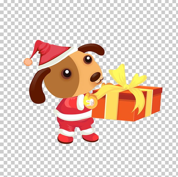 Dog Puppy Gift Gratis PNG, Clipart, Animals, Carnivoran, Christmas, Christmas Decoration, Creative Free PNG Download