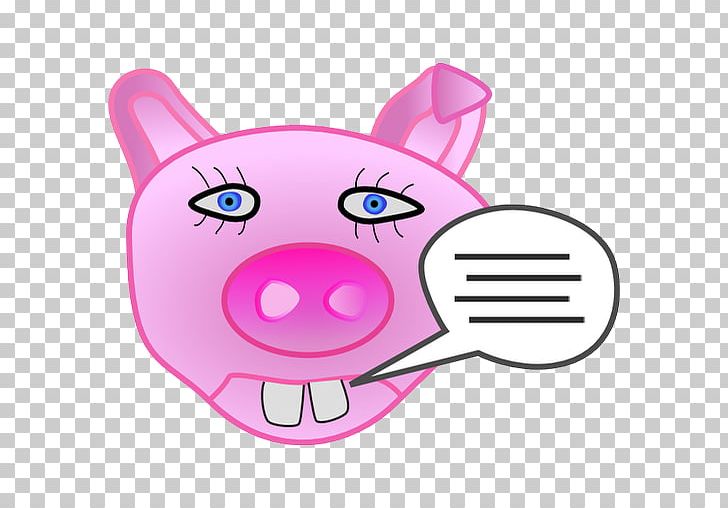 Snout Character Pink M PNG, Clipart, Cartoon, Character, Fiction, Fictional Character, Head Free PNG Download