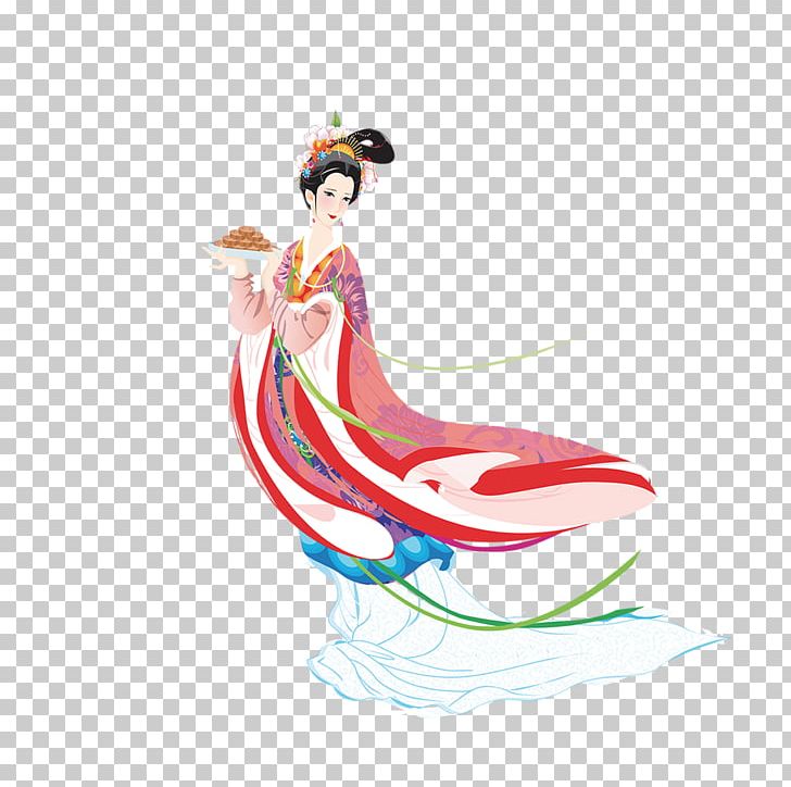 Illustration PNG, Clipart, Art, Autumn, Chang E, Decorative Patterns, Fictional Character Free PNG Download