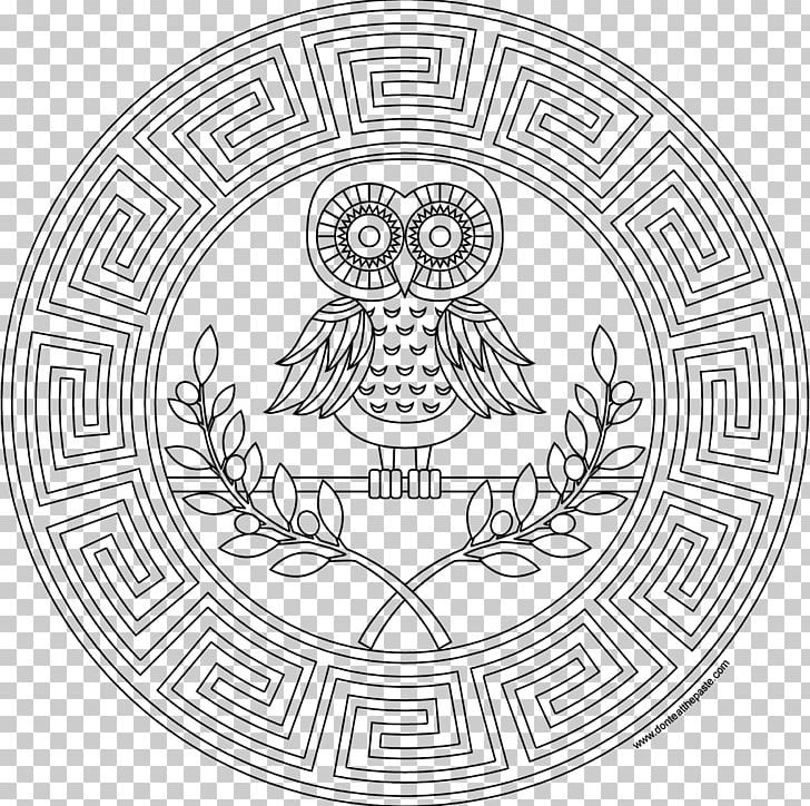Ancient Greece Owl Artemis Coloring Book PNG, Clipart, Ancient Greece, Animals, Aphrodite, Area, Art Free PNG Download