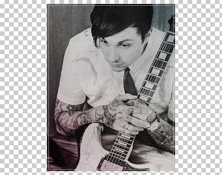 Bass Guitar Frank Iero Guitarist My Chemical Romance Joyriding PNG, Clipart, Arm, Bass Guitar, Black And White, Frank Iero, Guitar Accessory Free PNG Download