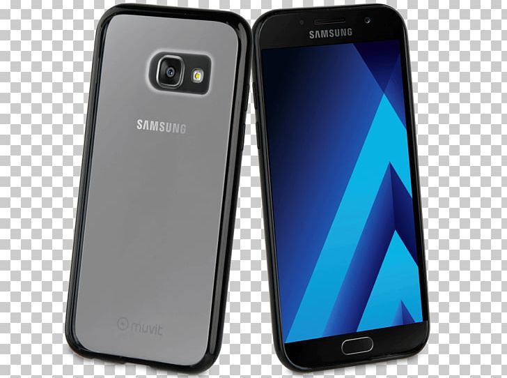 Smartphone Samsung Galaxy A3 (2017) Feature Phone Samsung Galaxy A5 (2017) Muvit Crystal Bump Cover IPhone PNG, Clipart, Cellular Network, Electric Blue, Electronic Device, Electronics, Gadget Free PNG Download