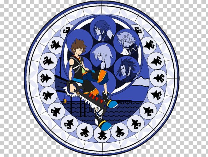Stained Glass Kingdom Hearts Sora El Poema De La Lluvia Triste Desde Mi Cielo PNG, Clipart, Amazoncom, Cartoon, Circle, Clock, Gaming Free PNG Download