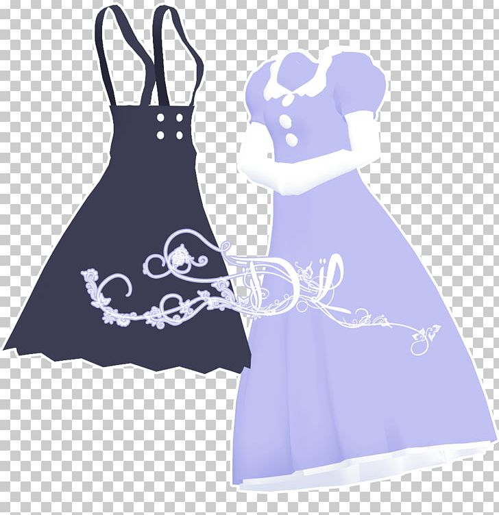 MikuMikuDance Little Black Dress Pin Collar PNG, Clipart, Black, Blue, Clothing, Clothing Accessories, Collar Free PNG Download
