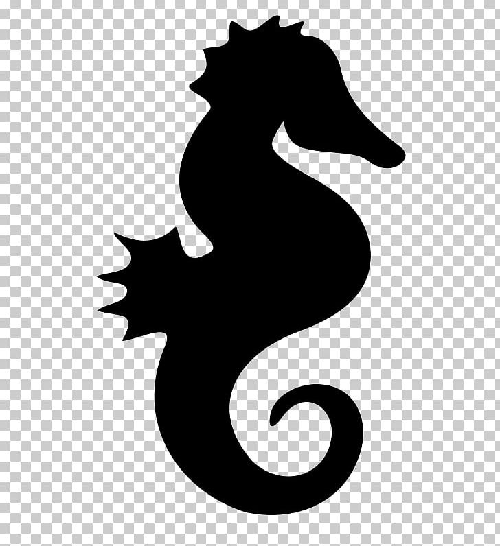 Seahorse Silhouette PNG, Clipart, Animals, Art, Black And White, Fictional Character, Graphic Arts Free PNG Download