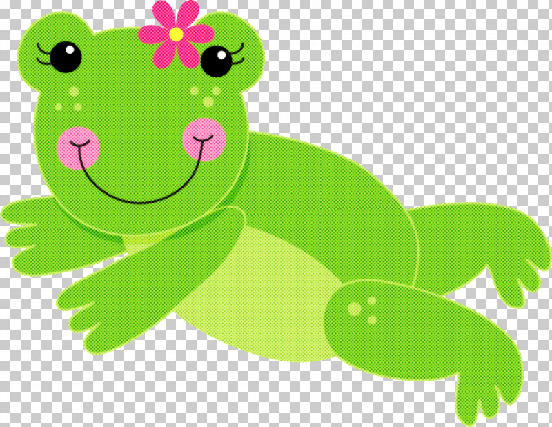 Green Cartoon True Frog Frog Tree Frog PNG, Clipart, Animal Figure, Cartoon, Frog, Green, Hyla Free PNG Download