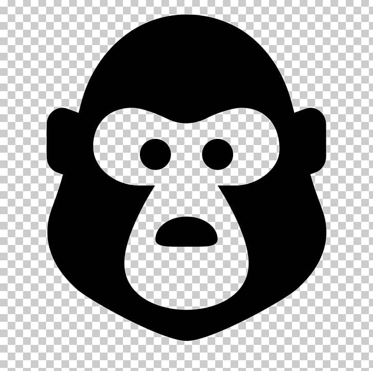 Gorilla Computer Icons Harambe PNG, Clipart, Animals, Ape, Black And White, Computer Icons, Download Free PNG Download