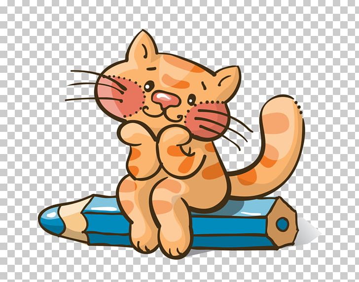 Cat Kitten Pencil Drawing PNG, Clipart, Animals, Animation, Art, Carnivoran, Cartoon Free PNG Download