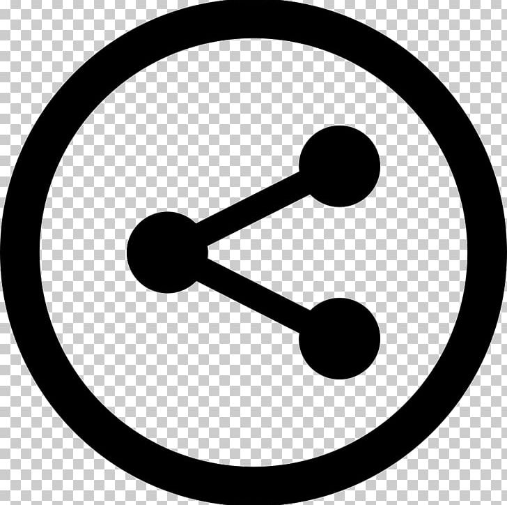 Share Icon Computer Icons Sharing PNG, Clipart, Area, Black And White, Button, Circle, Circular Free PNG Download