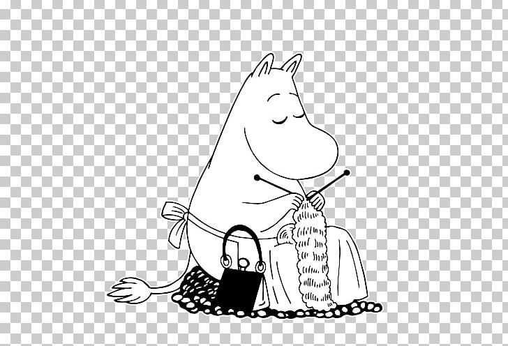 Moomintroll Snork Maiden Moominmamma Moominvalley Moomins PNG, Clipart, Angle, Black, Black And White, Carnivoran, Cartoon Free PNG Download