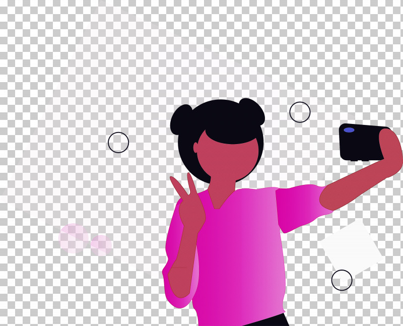 Taking Selfie Girl Camera PNG, Clipart, Animation, Arm, Camera, Cartoon, Finger Free PNG Download