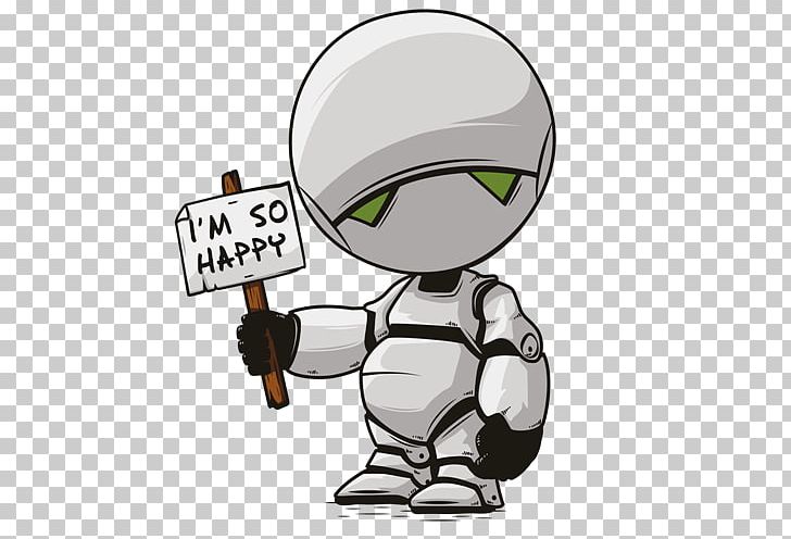 Marvin The Hitchhiker's Guide To The Galaxy Robby The Robot Paranoid  Android PNG, Clipart, Android, Cartoon,