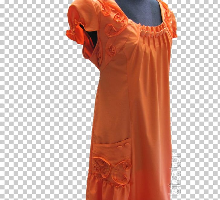 Robe Silk Shoulder Dress PNG, Clipart, Clothing, Day Dress, Dress, Joint, Orange Free PNG Download