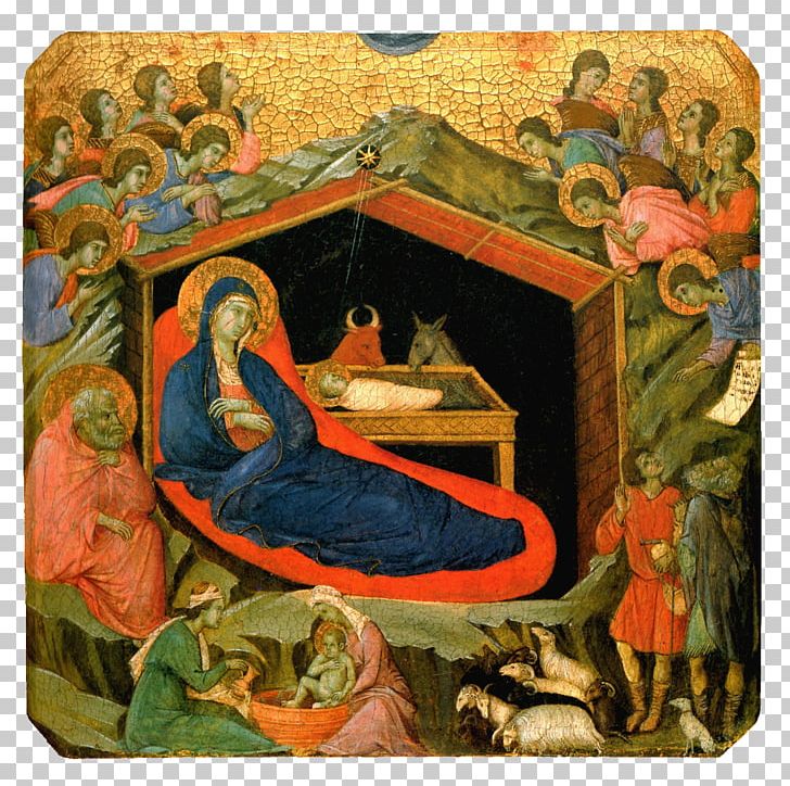 The Nativity With The Prophets Isaiah And Ezekiel Prophets. Isaiah Painting Nativity Of Jesus PNG, Clipart, Art, Christmas Day, Duccio, Ezekiel, Giotto Free PNG Download