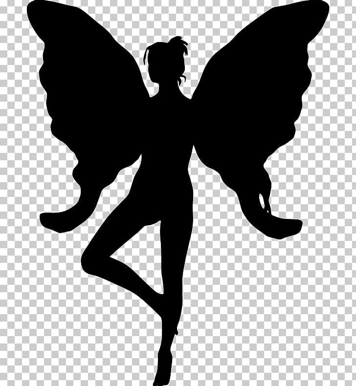 Fairy Silhouette PNG, Clipart, Black And White, Computer Icons, Download, Drawing, Elf Free PNG Download