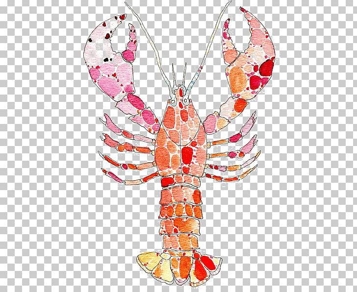 Homarus Watercolor Painting Art Drawing Printmaking PNG, Clipart, Animals, Body Jewelry, Cartoon, Cartoon Lobster, Fashion Accessory Free PNG Download